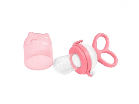 Alimentador PF Silicone com Regulador - Rosa