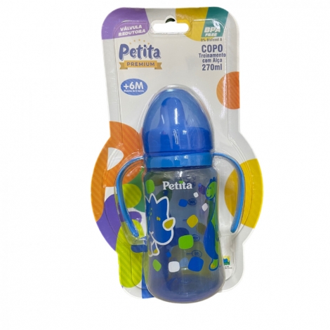Copo Petita com Válvula e Alça 270ml - RS
