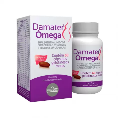 Damater Ômega C - 30 Cápsulas