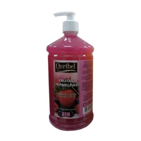 Sabonete Líquido Ouribel Frutas Vermelhas 500ml ? Limpeza e Hidratação